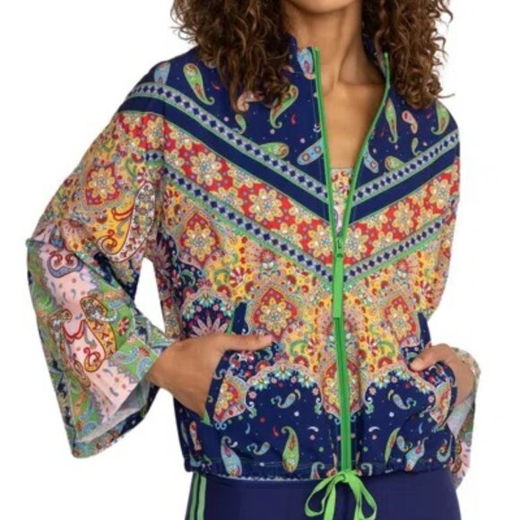 NWT Johnny Was JWLA Biya Active Breamar Night Kimono Sleeve Jacket Drop Shoulder - Picture 1 of 8